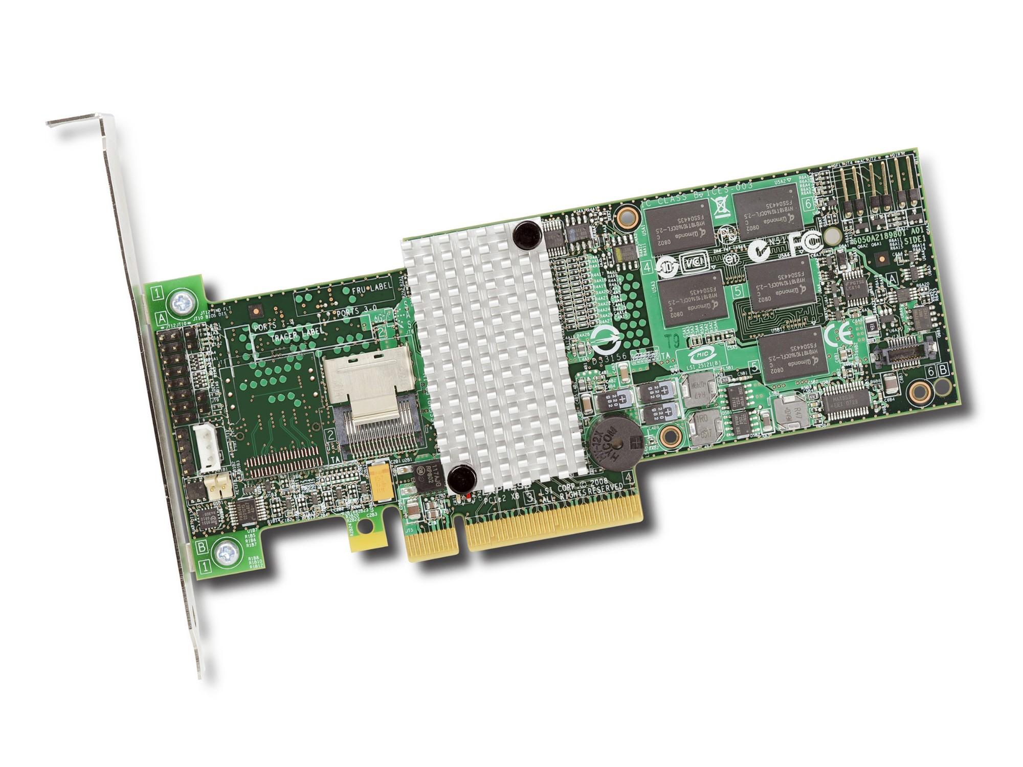 Broadcom MegaRAID SAS 9260-4i RAID controller PCI Express x8 2.0 6 Gbi