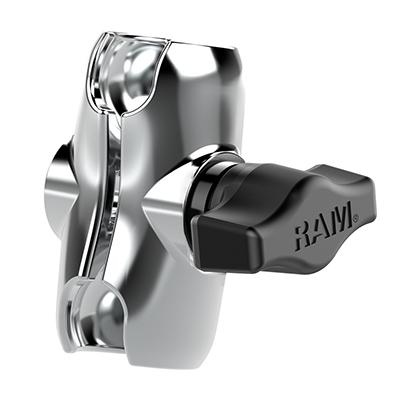 RAM Mounts Chrome Double Socket Arm