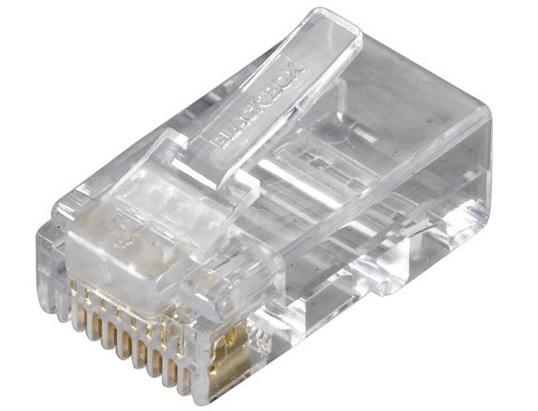 Black Box RJ-45. 100-Pack Wire Connector RJ45 Transparent