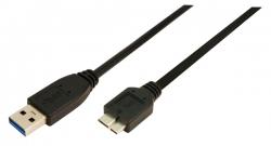 LogiLink CU0027 USB cable USB 3.2 Gen 1 (3.1 Gen 1) 3 m USB A Micro-US