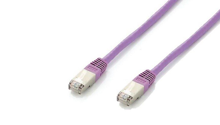 Equip Cat.6A Platinum S/FTP Patch Cable. 0.5m. Purple