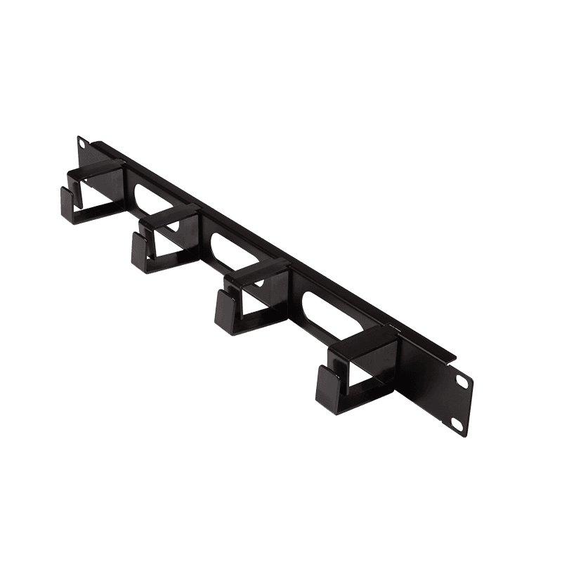 LogiLink 19" Cable management panel with 4 rings