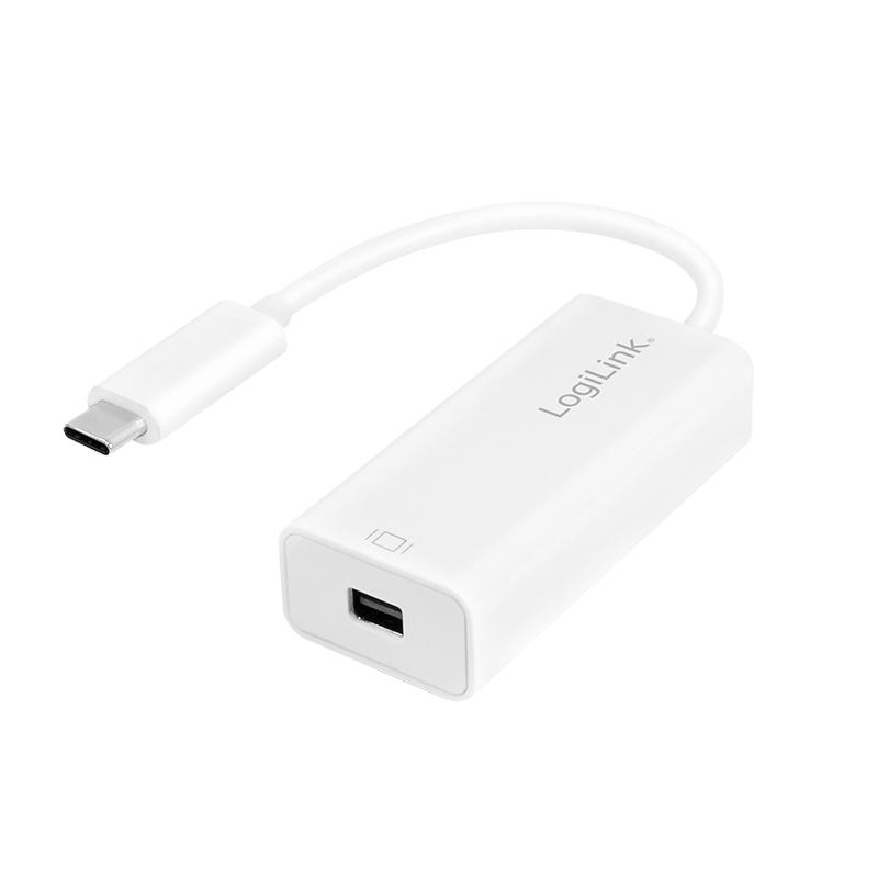 LogiLink UA0360 video cable adapter 0.15 m USB Type-C Mini DisplayPort