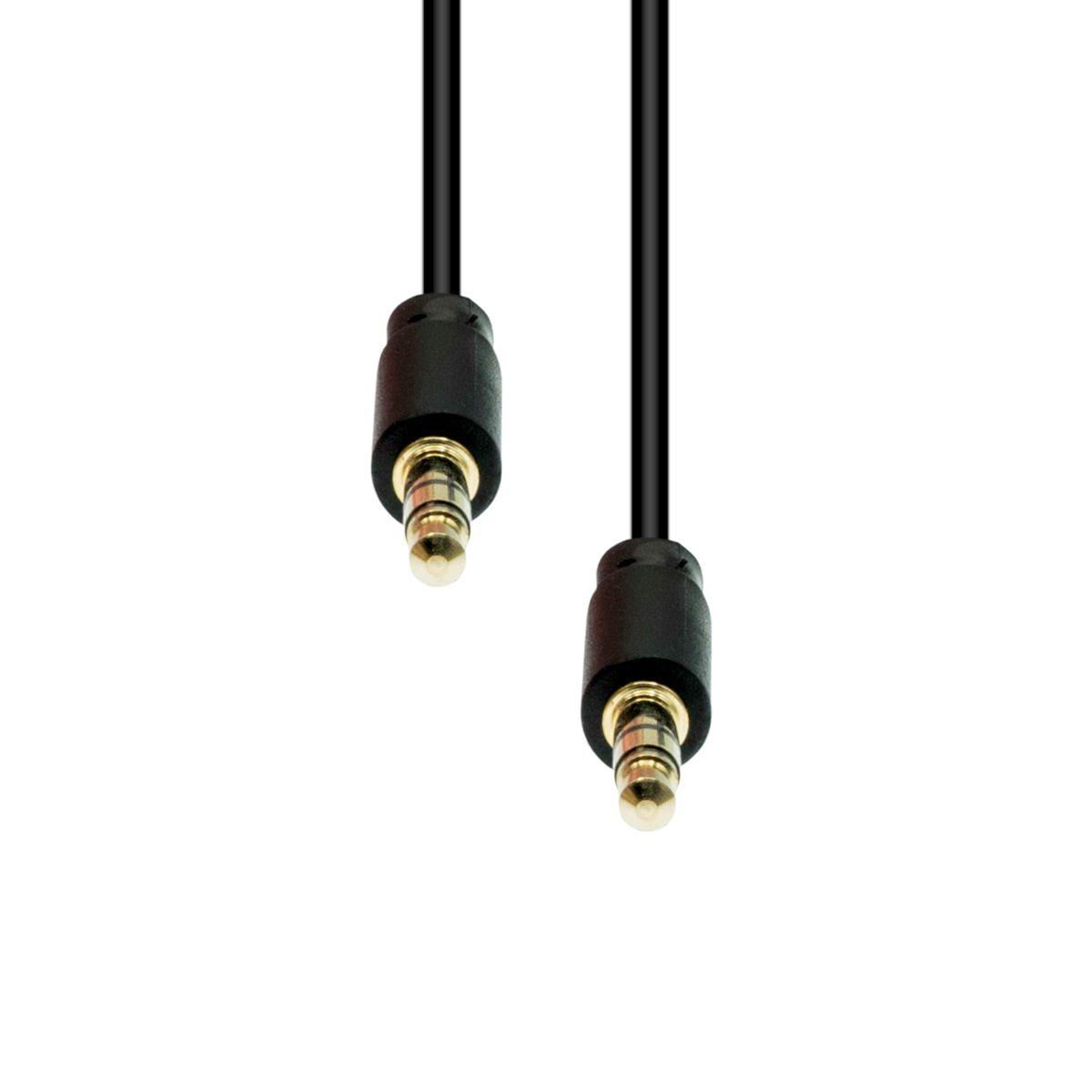 ProXtend 3-Pin Slim Cable M-M Black