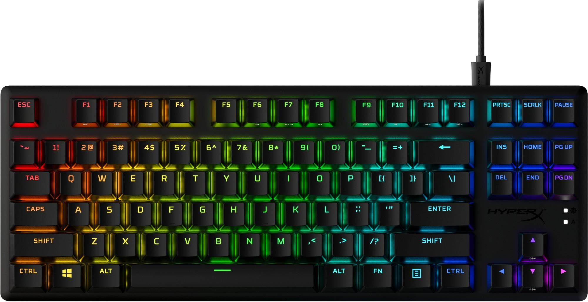 HyperX Alloy Origins Core PBT HX Aqua - Mechanical Gaming Keyboard