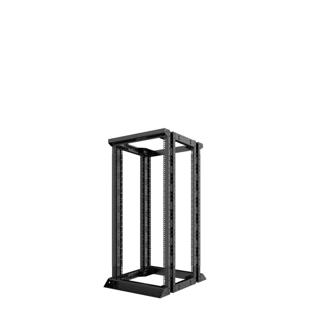 Lanview ROF26UDF86BL rack cabinet 26U Black