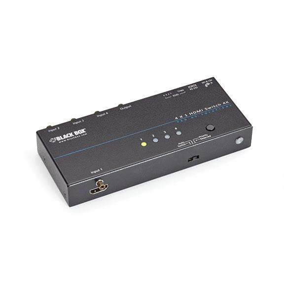 Black Box 4K HDMI Switch - 4 X 1