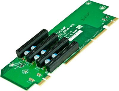 Supermicro RSC-R2UW-4E8 interface cards/adapter Internal PCIe