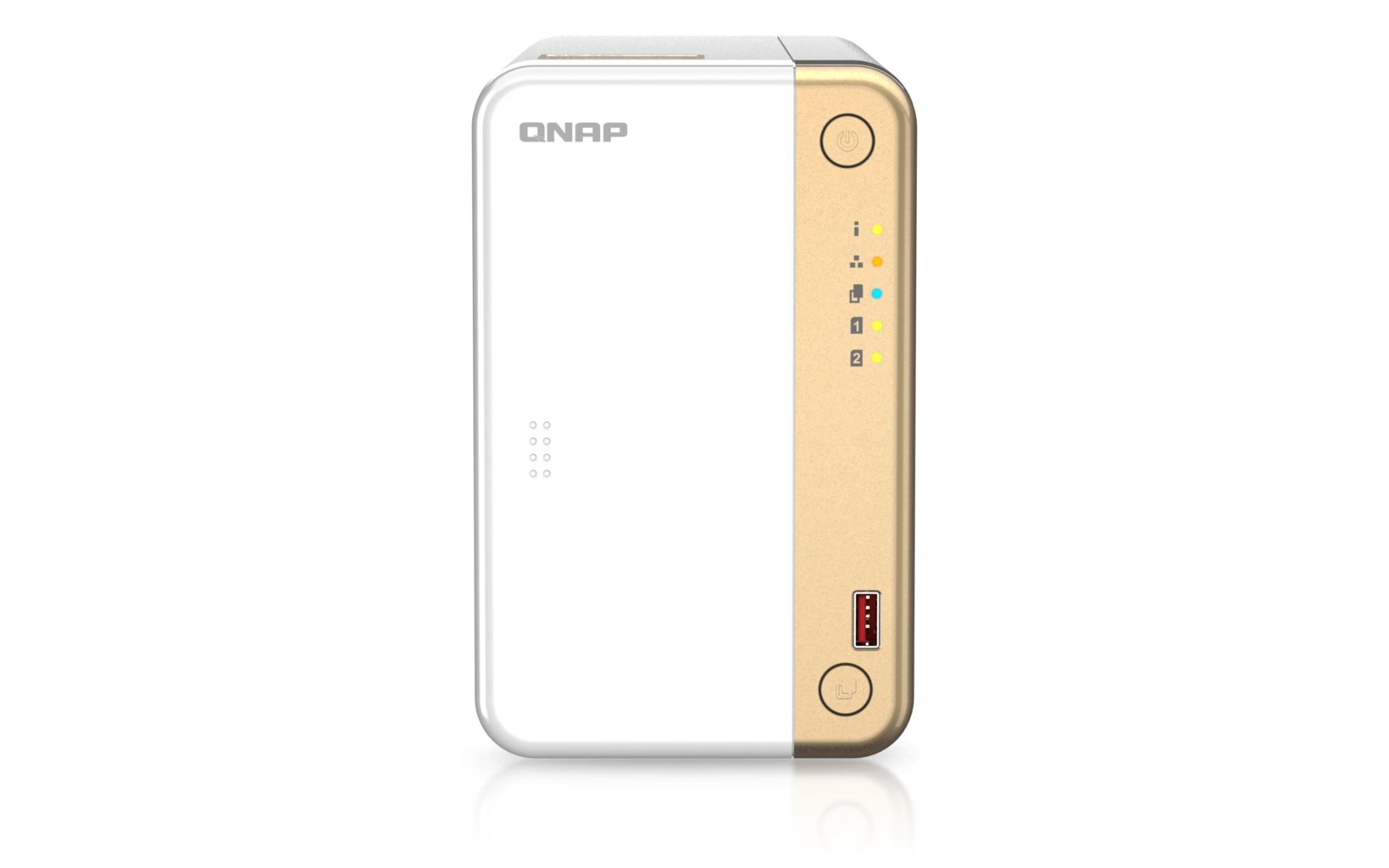 QNAP TS-262 NAS Tower Ethernet LAN Gold. White N4505