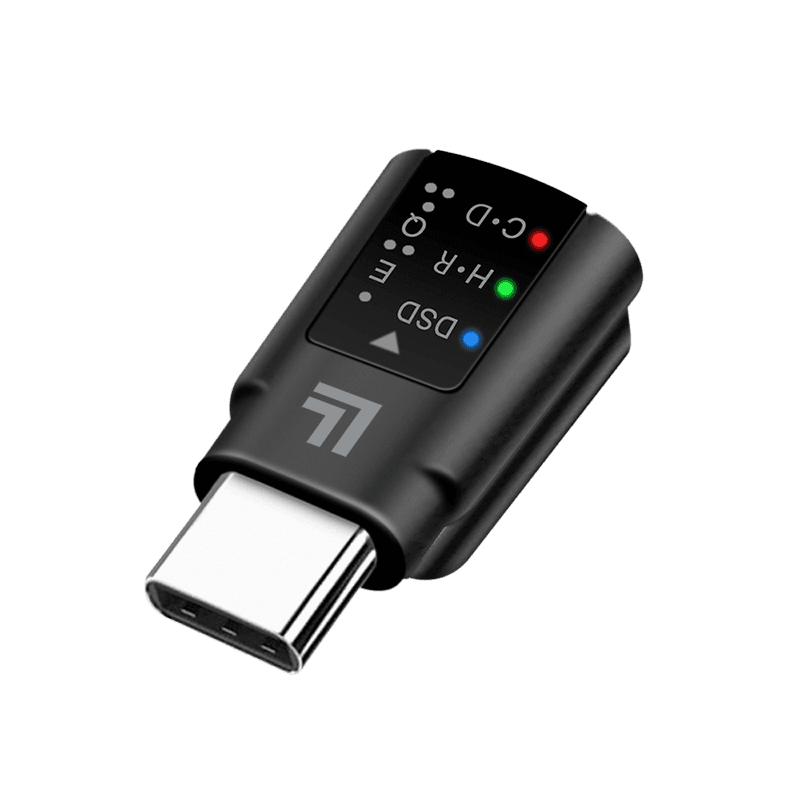 LogiLink USB-C DAC audio adapter. USB-C/M to 3.5 mm/F. black