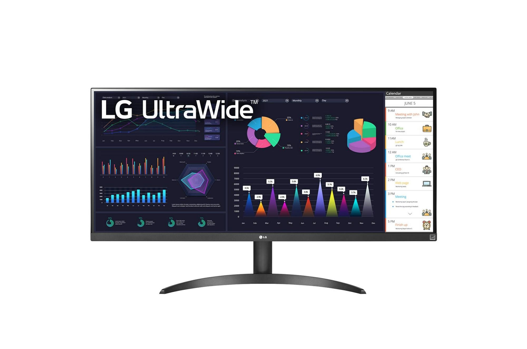 LG 34WQ500-B computer monitor 86.4 cm (34") 2560 x 1080 pixels Ul