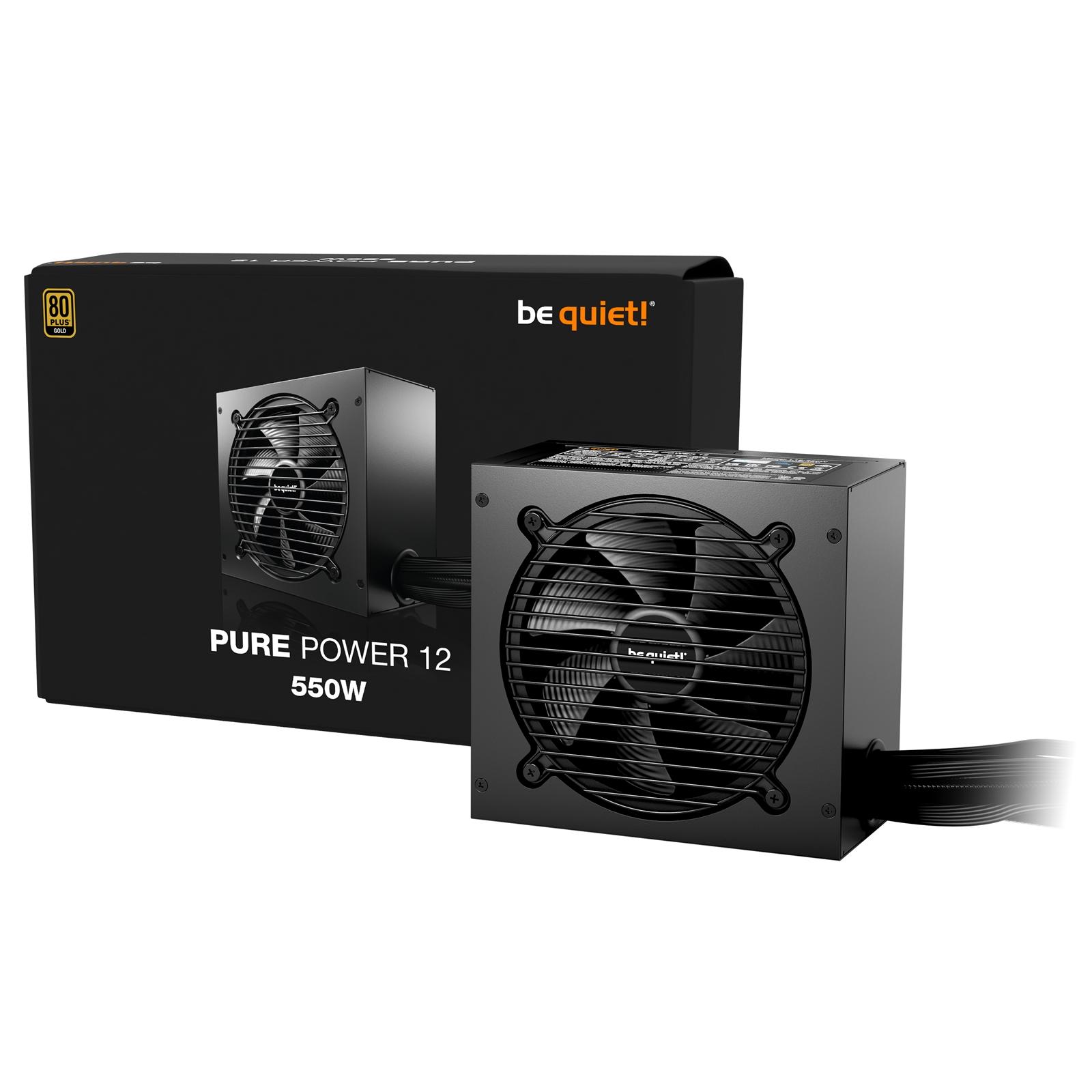 be quiet! be quiet! 550W PURE POWER 12. 80 PLUS Gold. ATX 3.1 complian