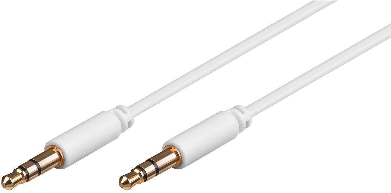 Microconnect AUDLL2W audio cable 1.5 m 3.5mm White