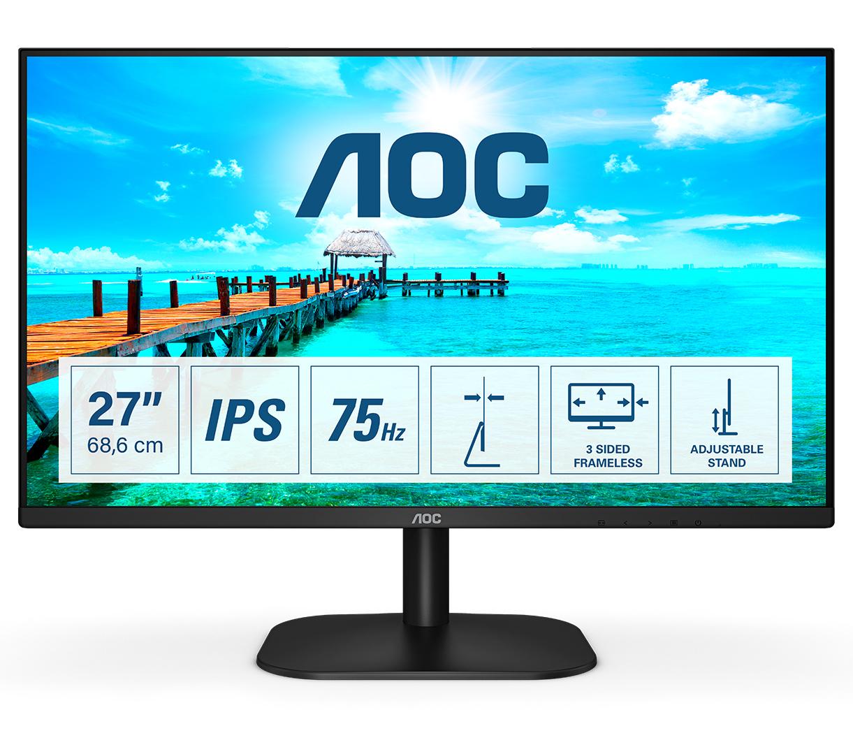 AOC B2 27B2H computer monitor 68.6 cm (27") 1920 x 1080 pixels Fu