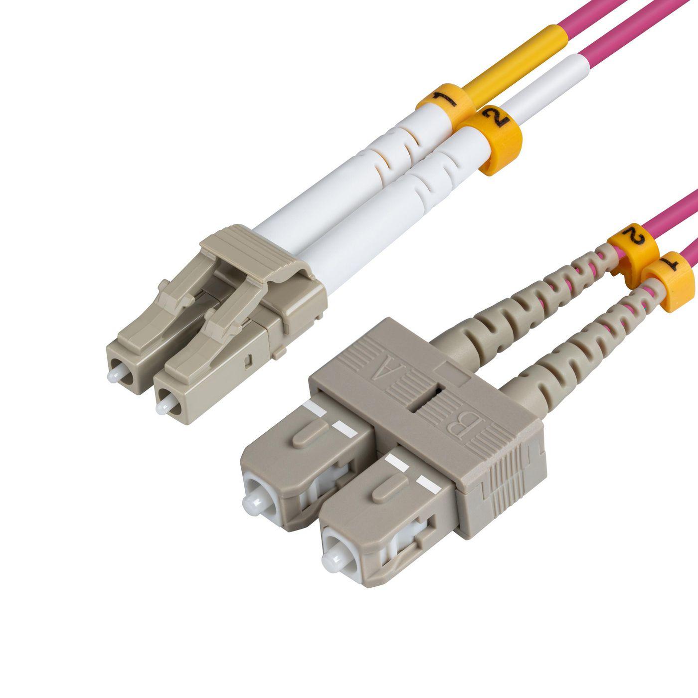 Microconnect FIB4220005P InfiniBand/fibre optic cable 0.5 m LC SC Viol