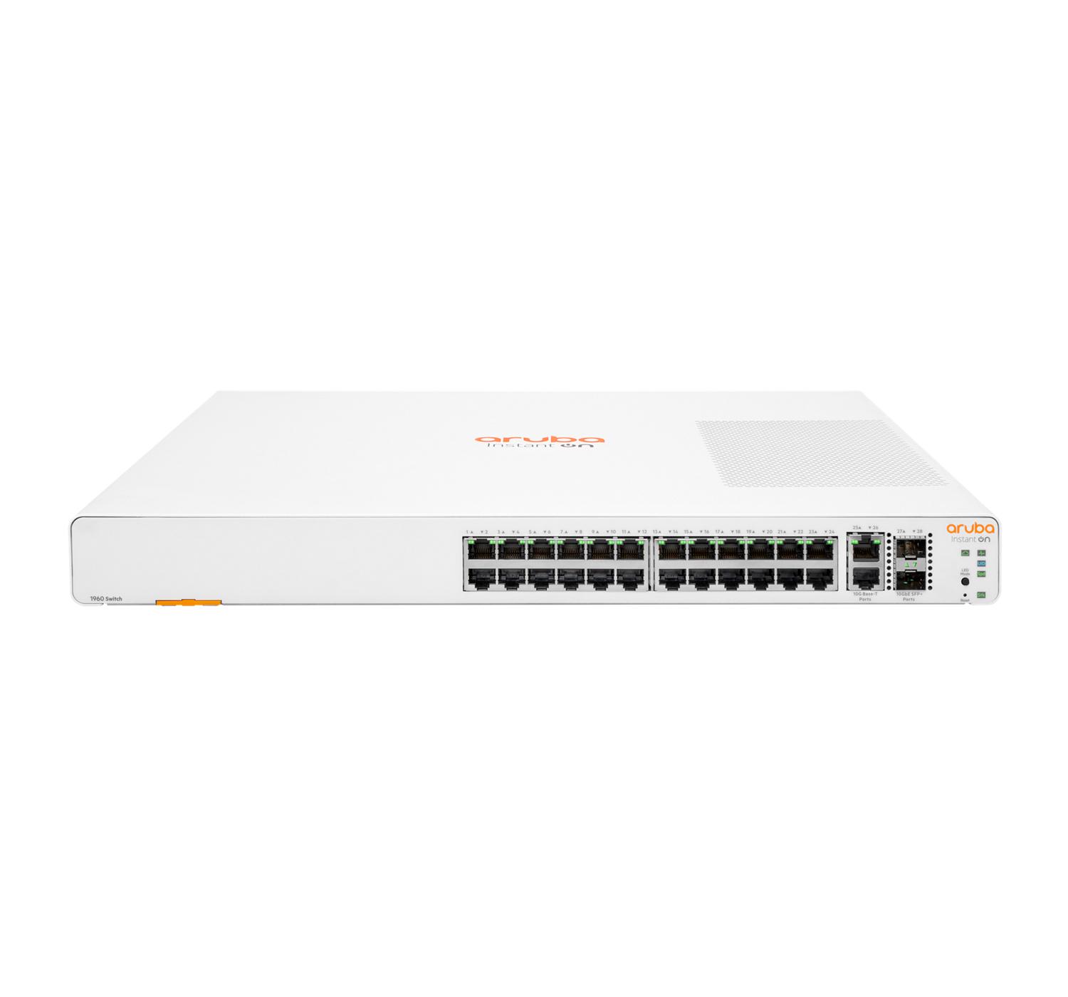 HPE Aruba Networking Aruba Instant On 1960 24G 2XGT 2SFP+ Managed L2+