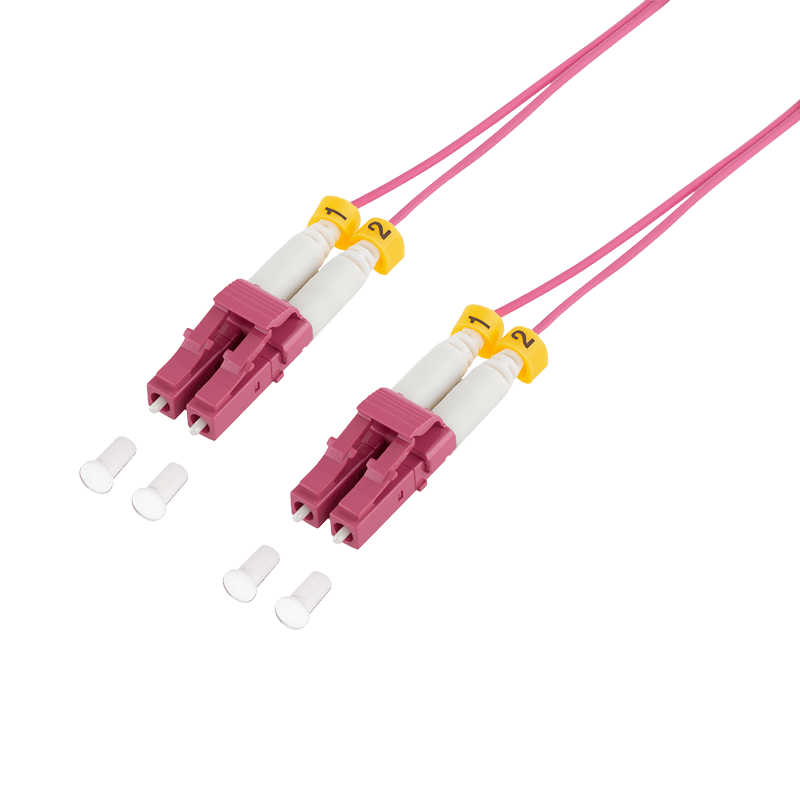 LogiLink Super slim OM4 fiber patch cord LC-LC duplex. 2.0 m