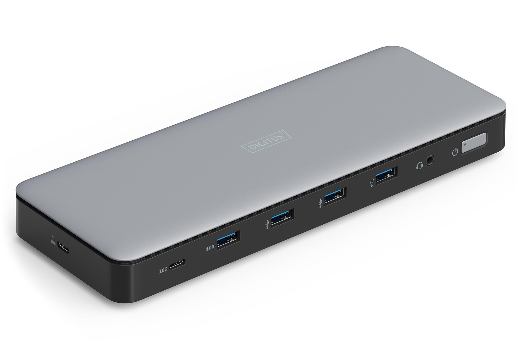 Digitus USB-C Docking Station. 13-Port. 3x HDMI. 2x DP