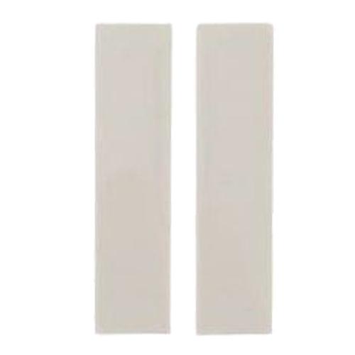 Cablenet Quarter Blank 12.5mm x 50mm White (PK 2)