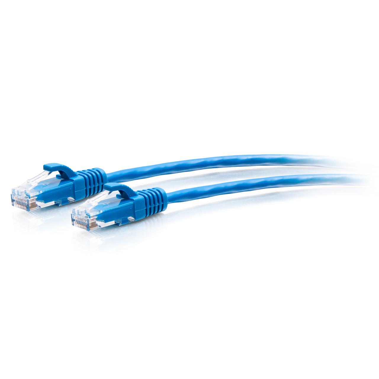 10ft (3m) Cat6a Snagless Unshielded (UTP) Slim Ethernet Patch Cable - Blue