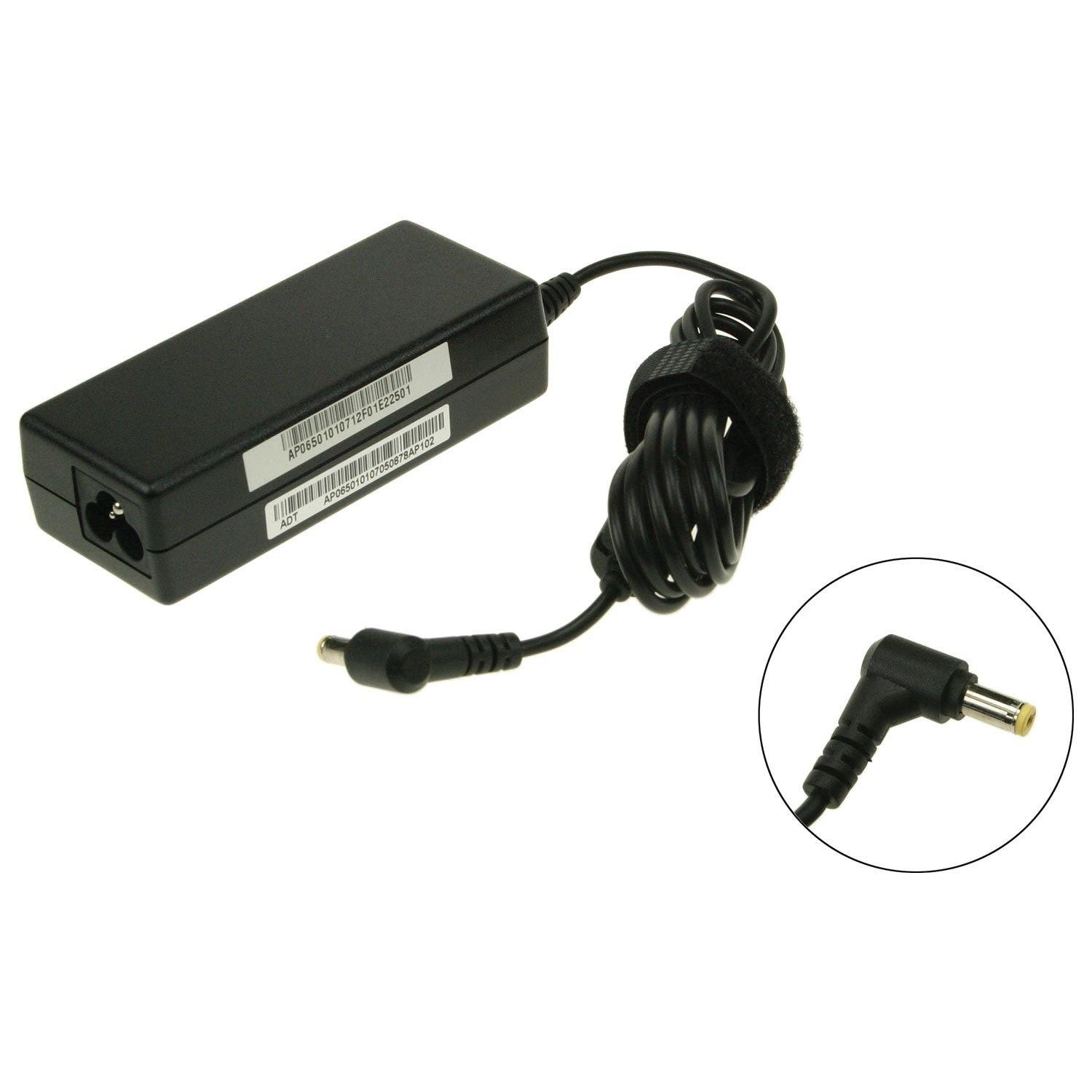 Acer AC Power Adapter 19V 3.42A 65W includes power cable