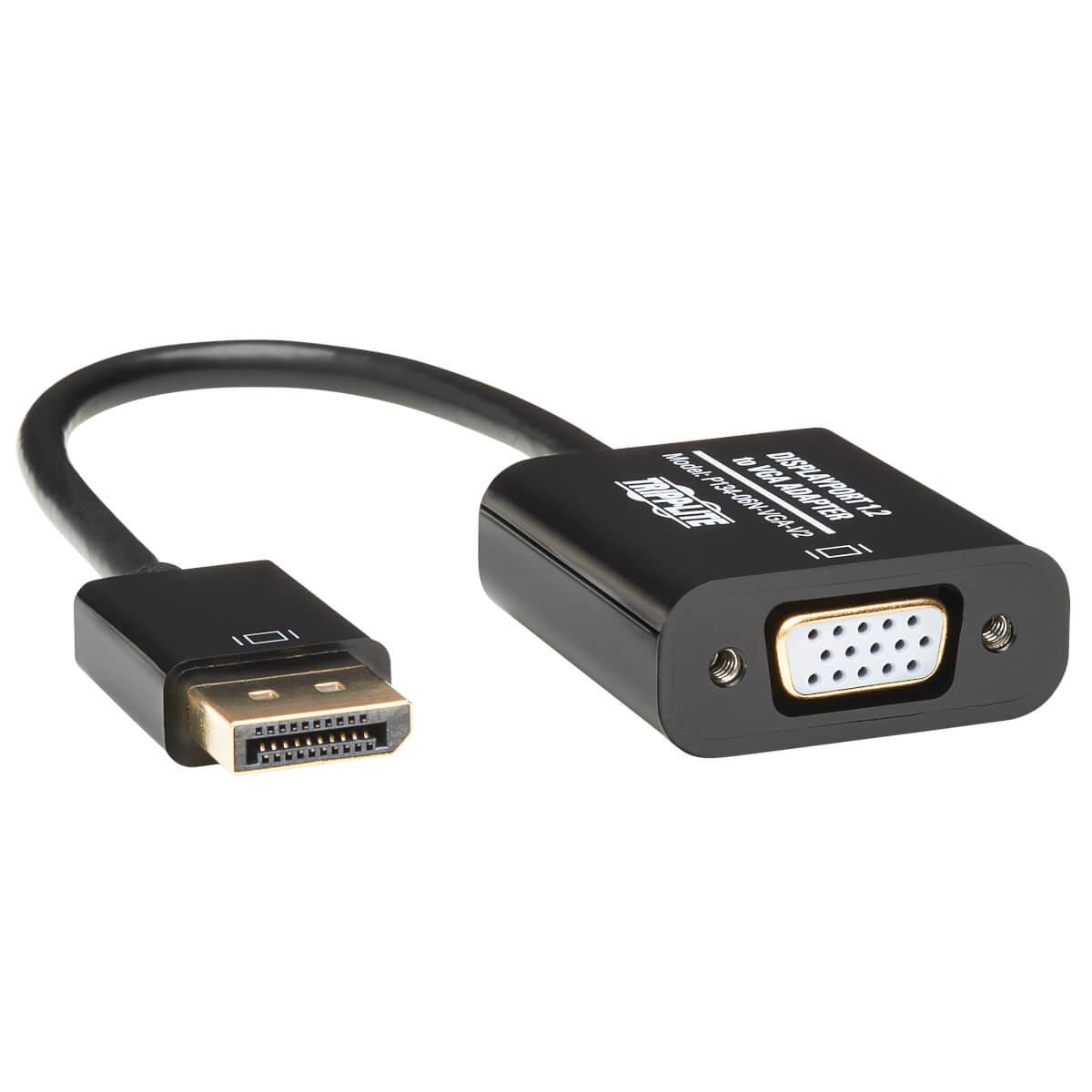 Tripp Lite P134-06N-VGA-V2 DisplayPort to VGA Active Adapter Video Con