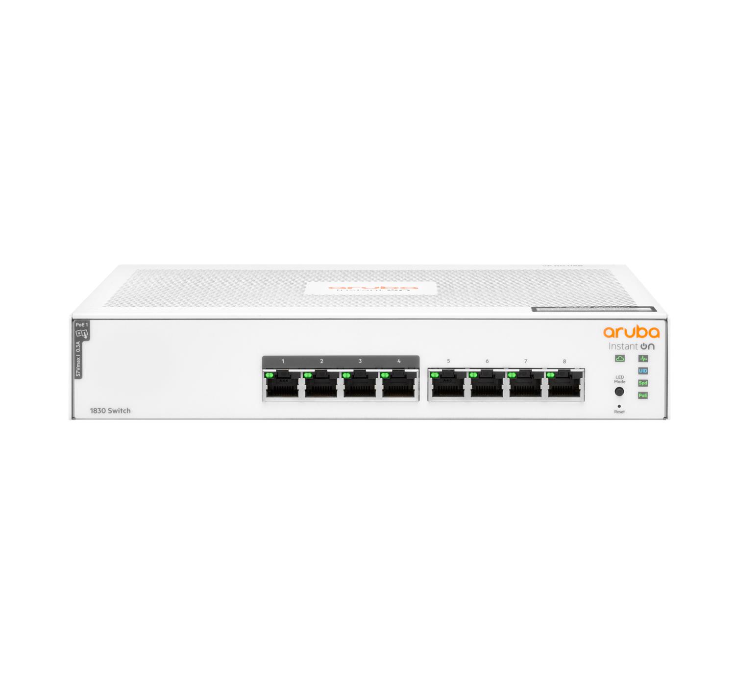 HPE Aruba Networking Aruba Instant On 1830 8G 4p Class4 PoE 65W Manage