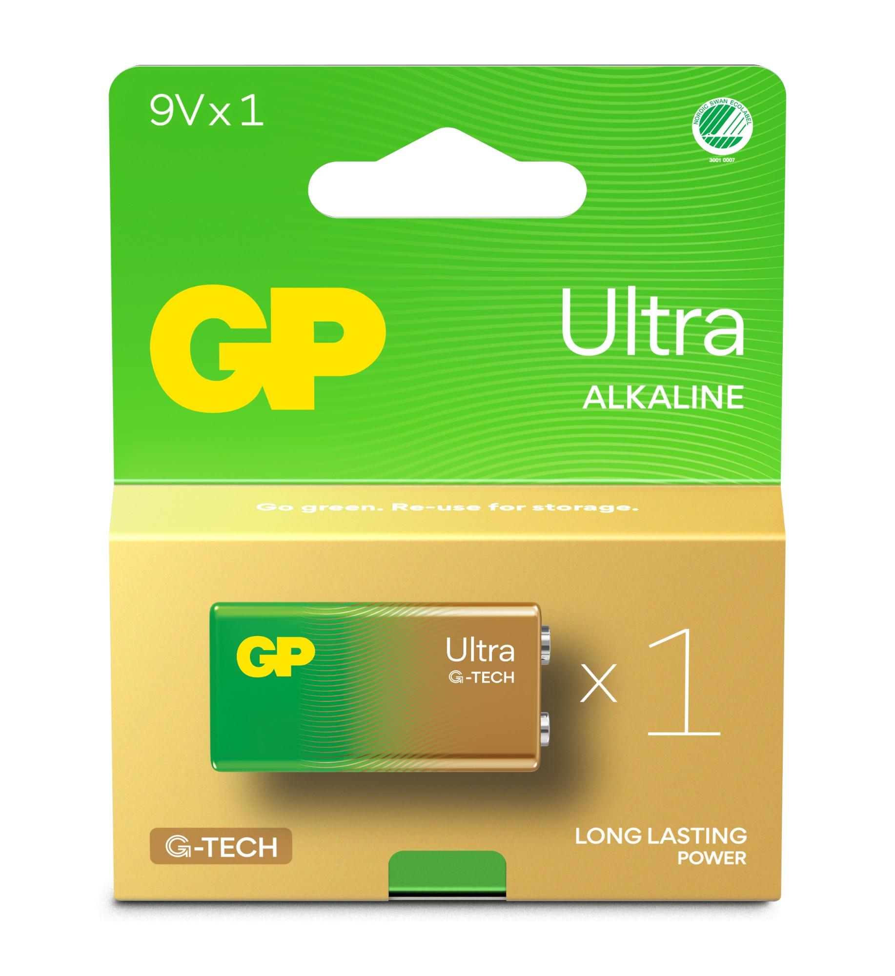 GP Batteries Ultra Alkaline GP1604AU Single-use battery 9V