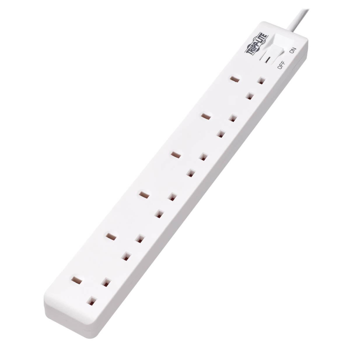 Tripp Lite PS6B18 6-Outlet Power Strip - British BS1363A Outlets. 220-