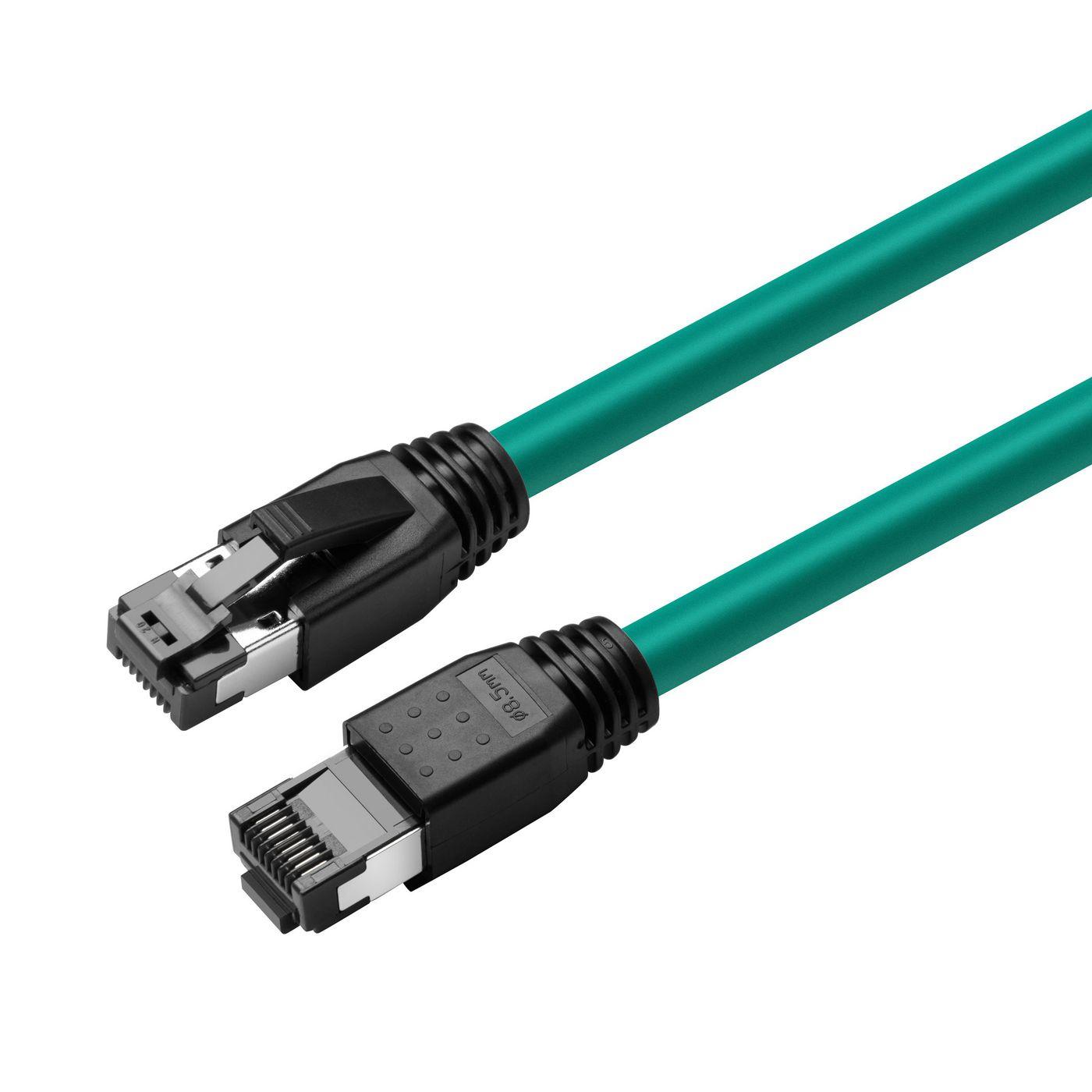 Microconnect MC-SFTP8005G networking cable Green 0.5 m Cat8.1 S/FTP (S