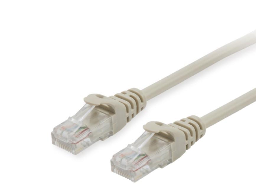 Equip Cat.6A U/UTP Patch Cable. 0.25m. Beige