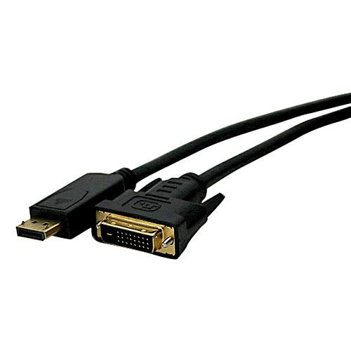 Cablenet 5m DisplayPort Male 1.2 - DVI-D Male 1080p Uni-D Black Cable