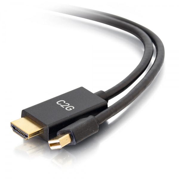 C2G 10ft Mini DisplayPort[TM] Male To HDMI[R] Male Passive Adapter Cab