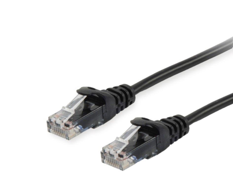 Equip Cat.6 U/UTP Patch Cable. 10m. Black