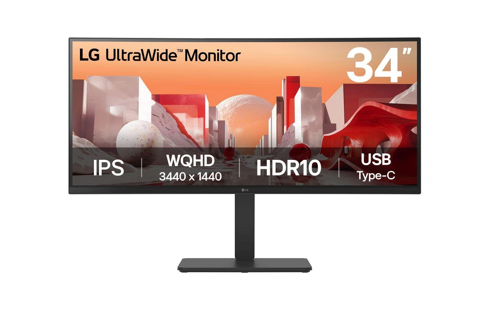 LG 34BA75QE-B computer monitor 86.4 cm (34") 3440 x 1440 pixels Wide Q