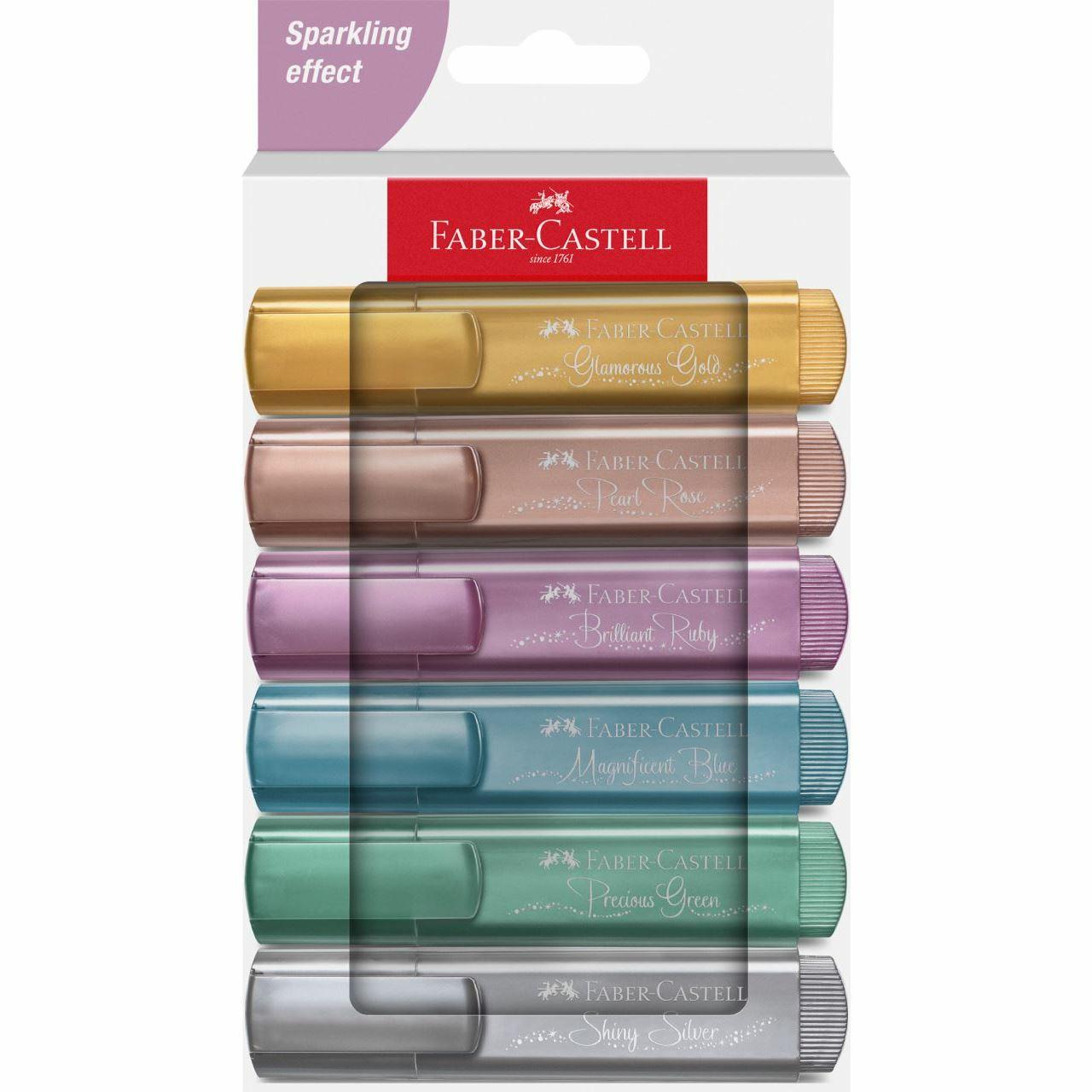 Faber-Castell 254676 Marker 6 pc(s) Assorted Colours