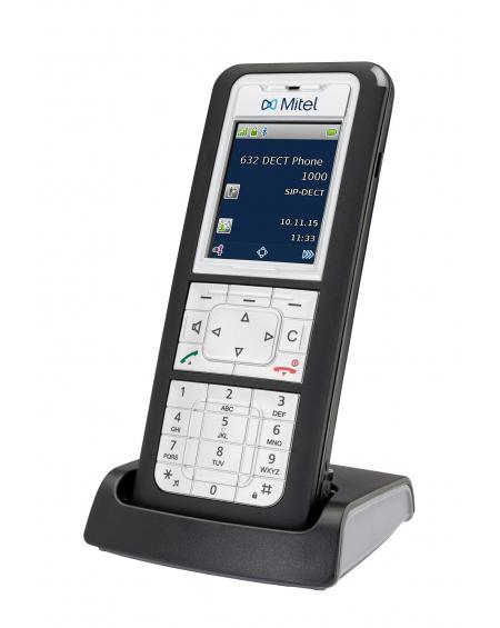 Mitel 632d DECT telephone Black. Silver