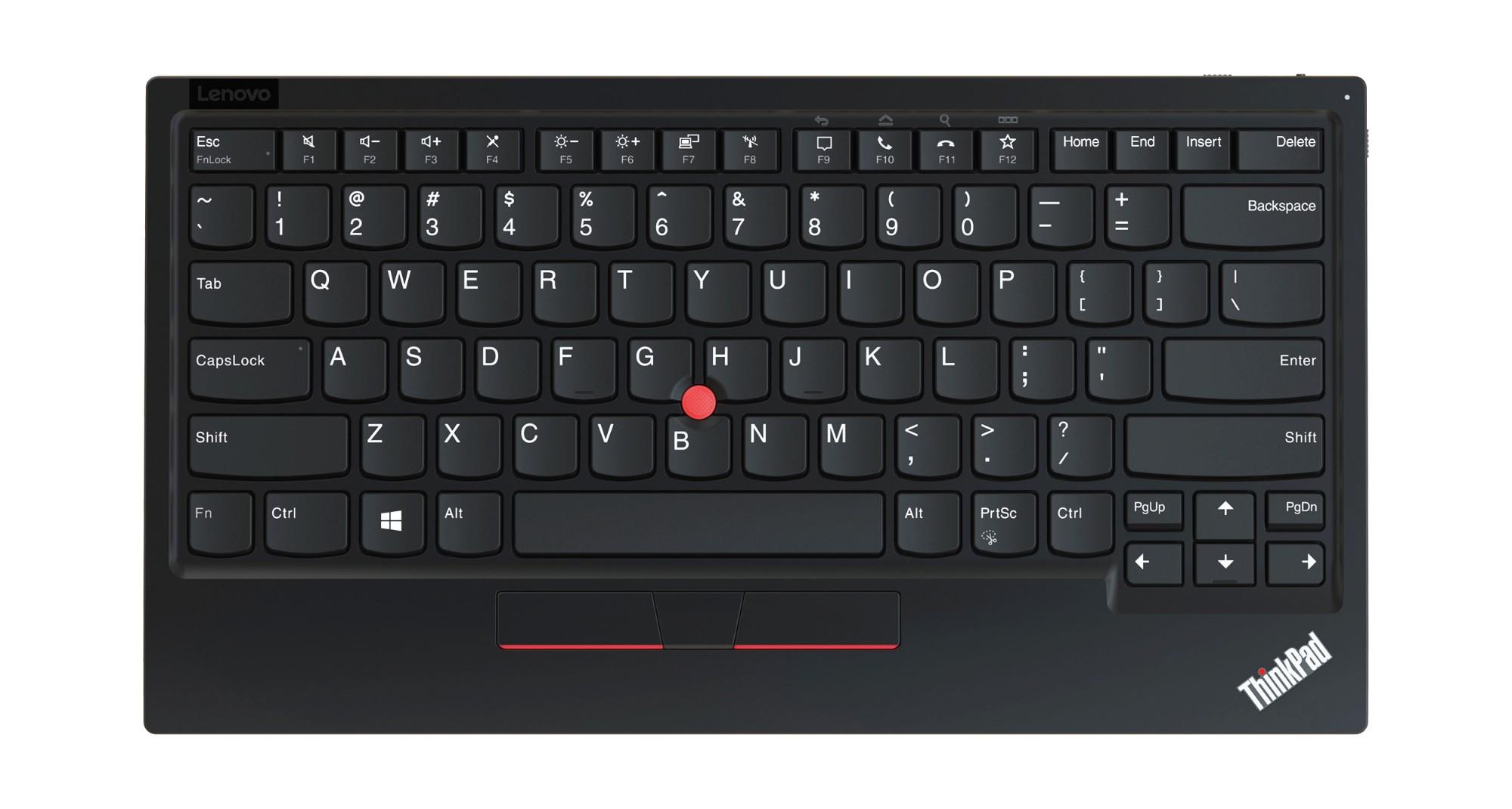 Lenovo 4Y40X49493 keyboard Universal RF Wireless + Bluetooth QWERTY US