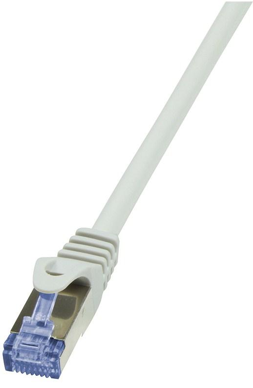 LogiLink Cat6a S/FTP. 0.5m networking cable Grey S/FTP (S-STP)