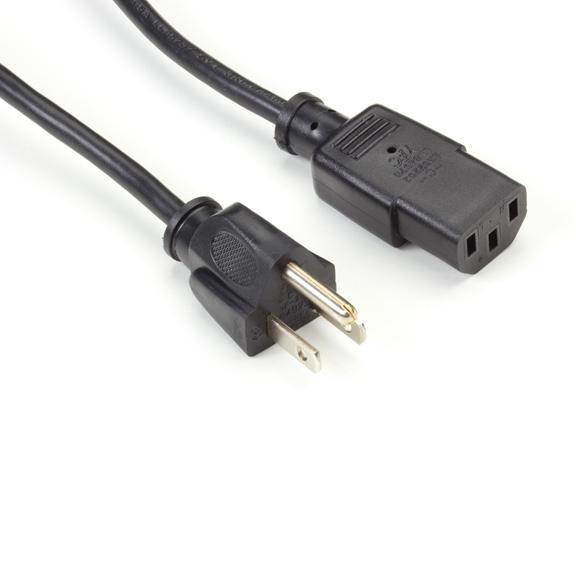 Black Box EPXR08 Power Cable 2 M NEMA 1-15P C13 Coupler