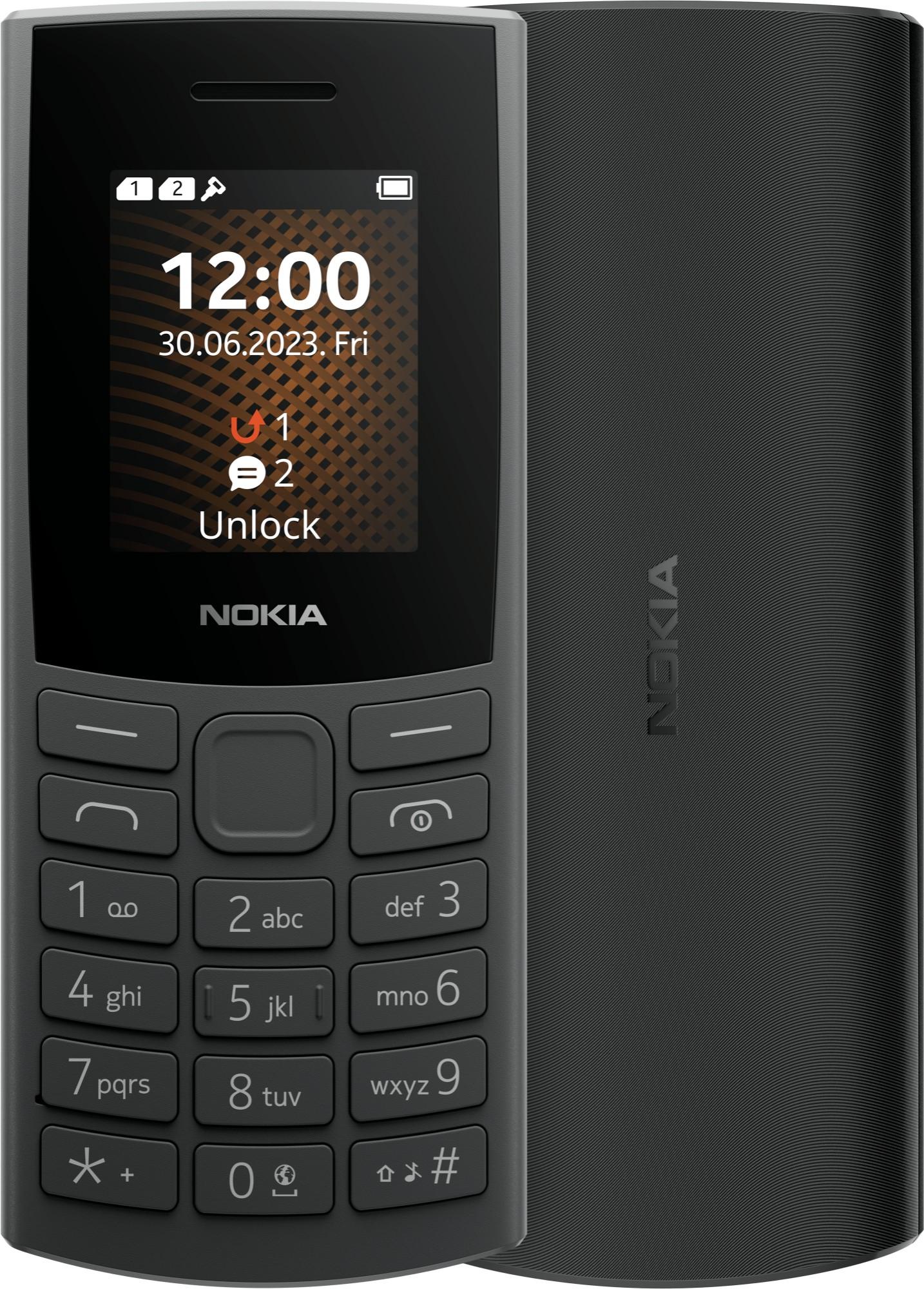 Nokia 105 4G (2023) 4.57 cm (1.8") 93 g Charcoal Feature phone