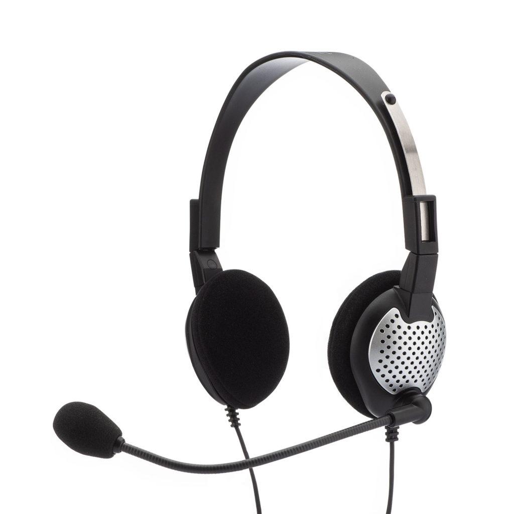 Andrea Communications NC-185VM Binaural Headset. USB.