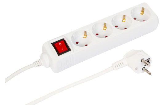 Microconnect MC-GRU00415WS power extension 1.5 m 4 AC outlet(s) Indoor