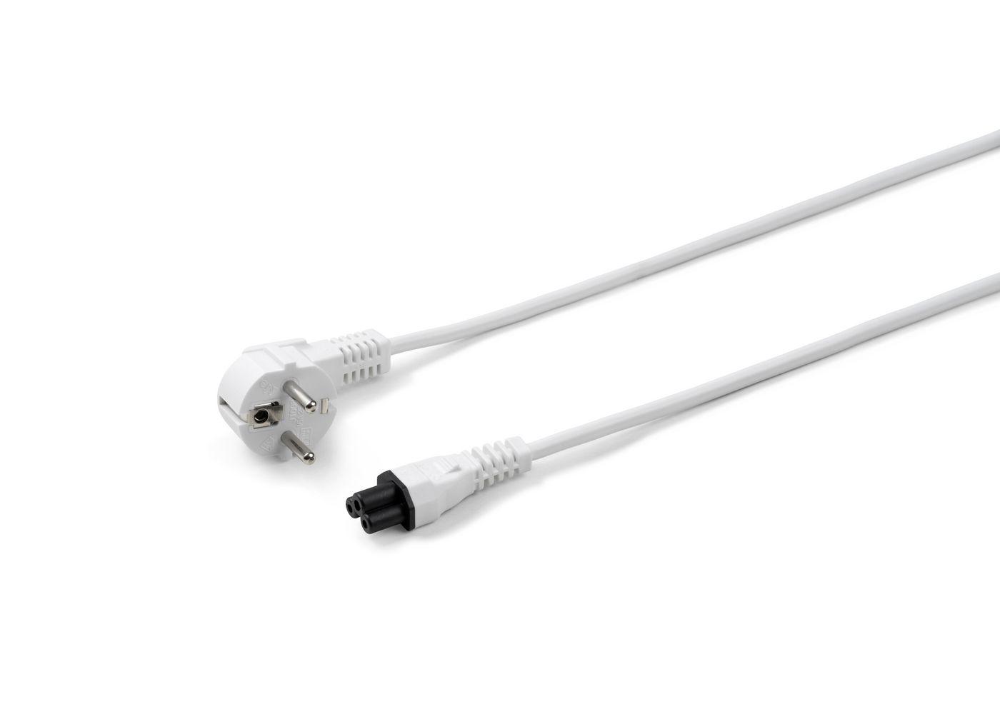 Microconnect PE010818W power cable White 1.8 m Power plug type F C5 co