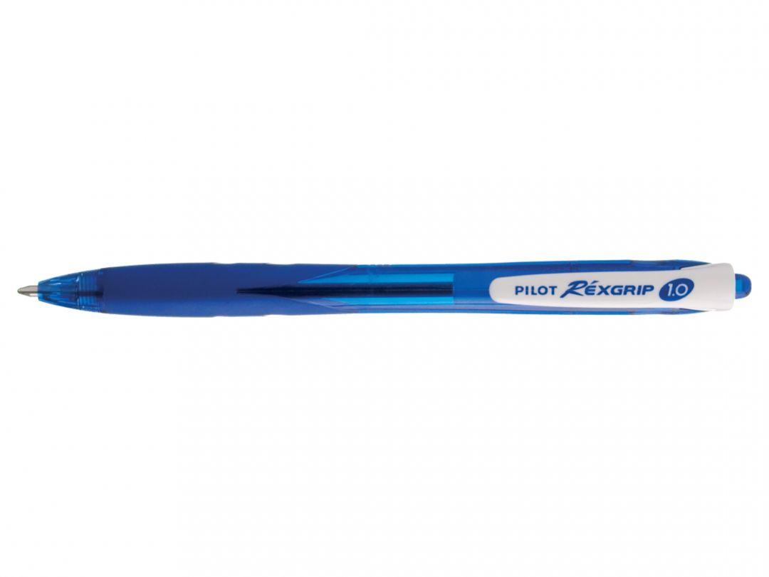 Pilot Rexgrip Blue Stick ballpoint pen Medium