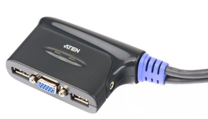 Aten CS62U-A7 KVM Switch Black