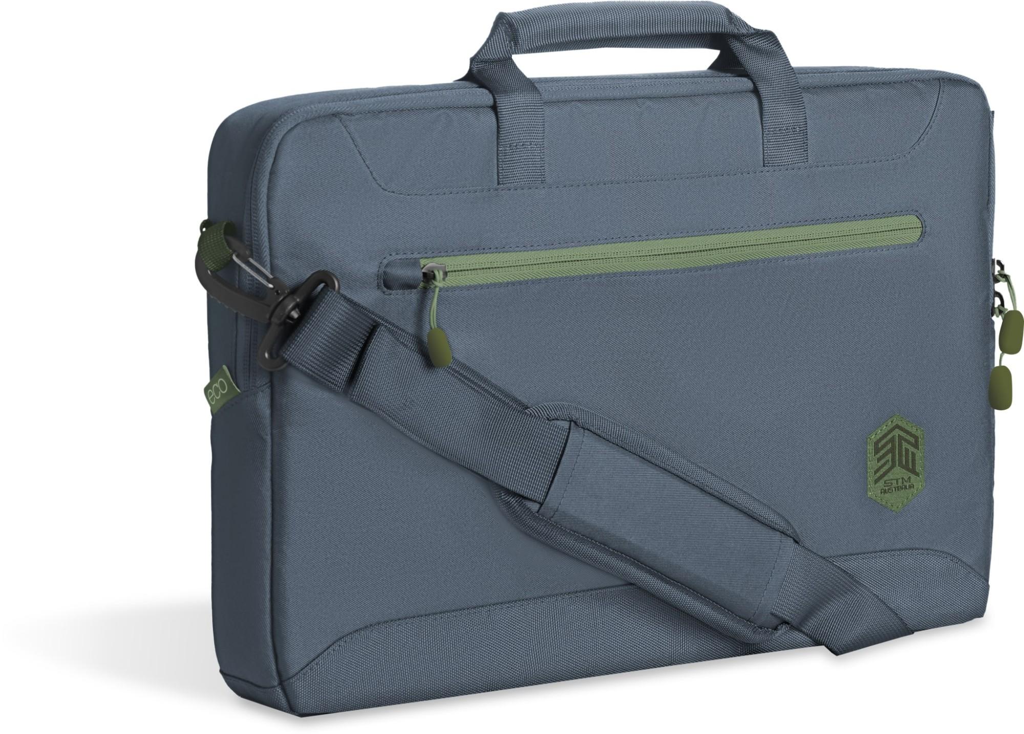 STM STM-117-393P-02 laptop case 40.6 cm (16") Briefcase Blue. Gre