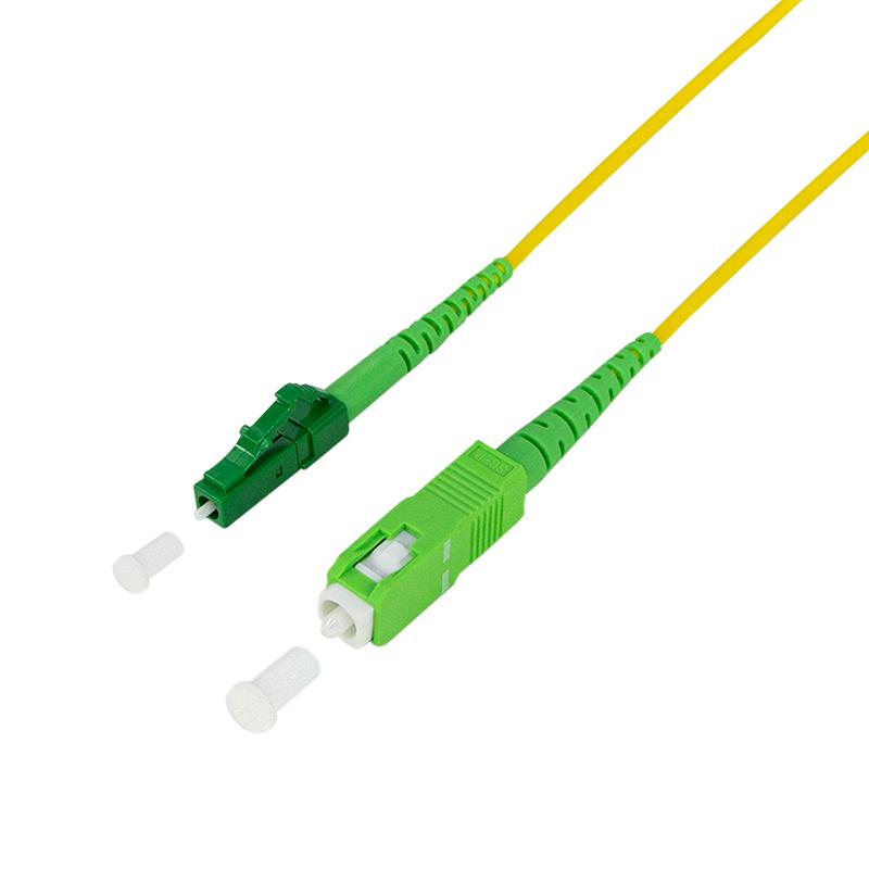 LogiLink FPSLS02 fibre optic cable 2 m SC LC OS2 Yellow