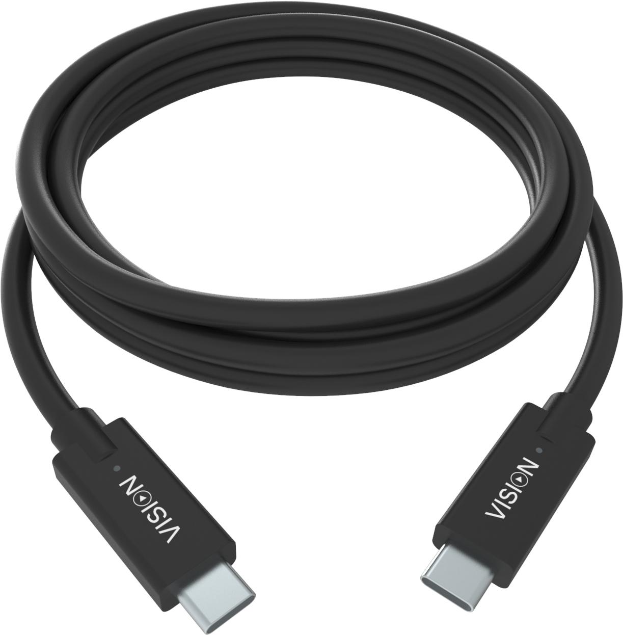 Vision TC 1MUSBC/BL USB cable USB 3.2 Gen 1 (3.1 Gen 1) 1 m USB B USB