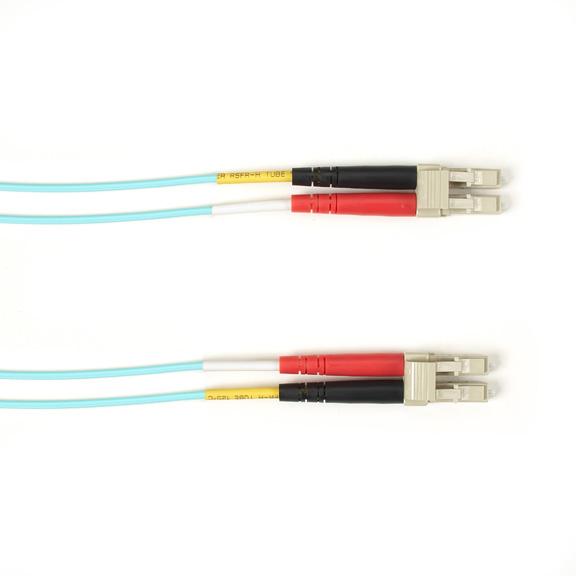 Black Box EFE450-001M-AQ Fibre Optic Cable 1 M LC OM4 Aqua Colour